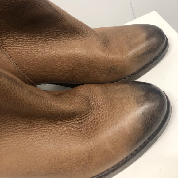 Sol Sana Brown Leather Bootie - Picture 3 of 5